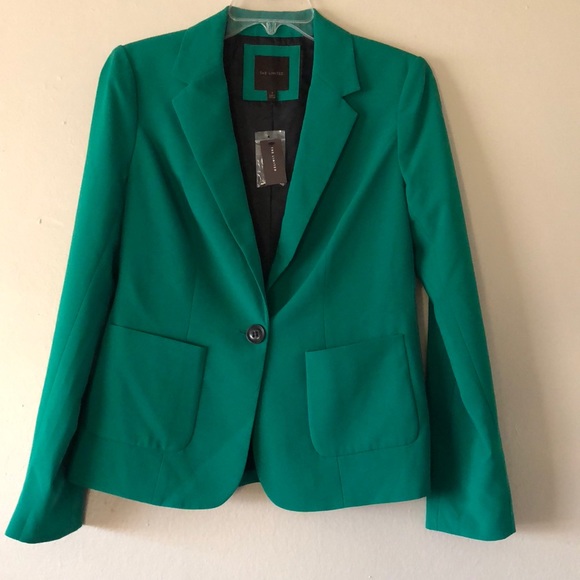 The Limited Jackets & Blazers - The Limited Green Blazer